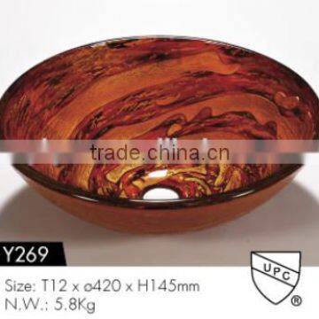 Tempered Glass vessel with cUPC certificate Y269