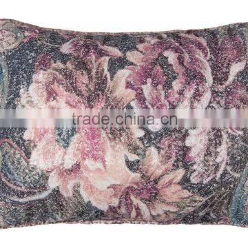 GEZA DIGITAL PRINTED SEQUINED DECORATIVE CUSHION