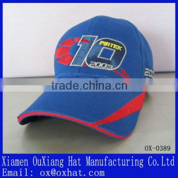 100%cotton emroidery Fi racing cap OX-0389