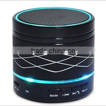 MINI Bluetooth LoudSpeaker,LED Light Metal Steel Wireless Speaker Music Amplifier photo-2