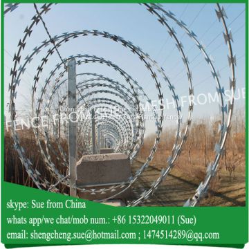 China suppliers hot galvanized razor barbed wire barbed wire for sale