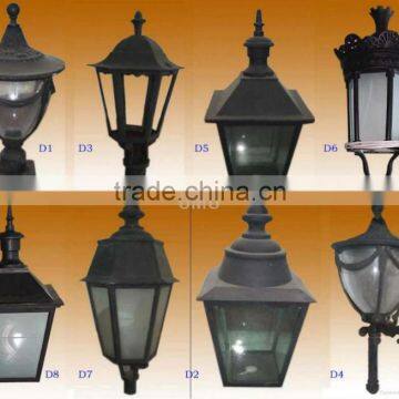 Decorative outdoor /garden cast aluminium wall lamp/wrought iron lamp