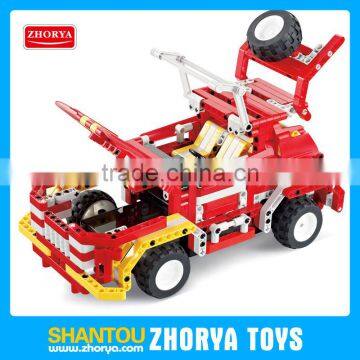 472pcs Hot selling building block rc car for sale racing fire auto bricks union