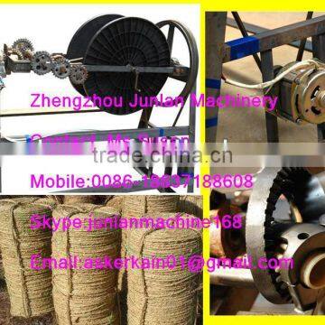 manual rice stalk straw rope spinning machine