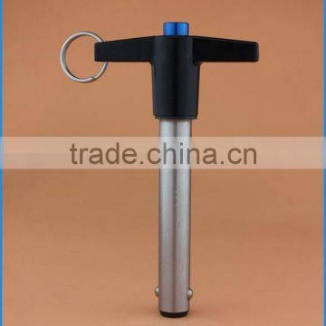 Blue aluminum button quick release ball pin