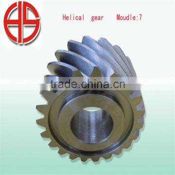 Helical bevel gear