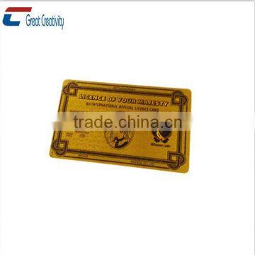 Writeable Gold Printing Master's Certification QR Card for Cafe photo-2