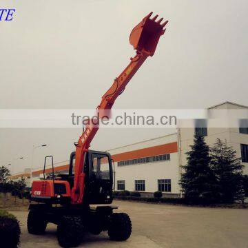 Chinese Cheap Mini Wheel Excavator 6.1t