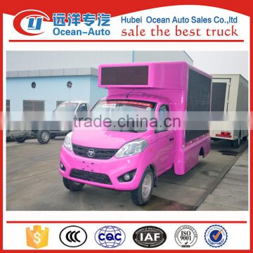 Famous mini double sides mobile led truck,stage led screen truck