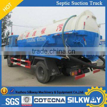 170hp engine suction truck with septic and suction truck