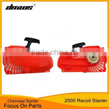 China Supplier Garden Tools 2 Stroke 2500 Chain Saw Parts 25CC Chainsaw Recoil Starter