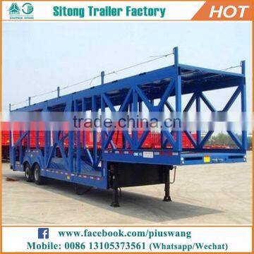 China manufacture 6/8 units suvs car carrier trailer vehicle transport semi trailer for sale