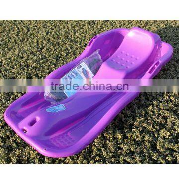 Plastic Snow Glider Toboggan Snow Sledge With Brake and Rope photo-4