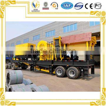 Building Waste Coral Mobile Stone Crushing Plant /portable Crusher Plant photo-2