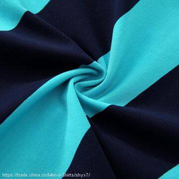 Yixigeluo2017 Summer Middle Aged Men's Short Sleeved T-shirt Men's Lapel Stripe Half Sleeve Straight Tube Coat Polo Shir photo-5