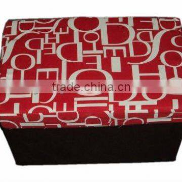 Rectangular storage stool