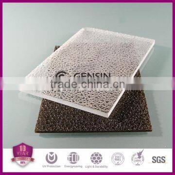 100% Virgin Material Clear Embossed Polycarbonate Sheet photo-2