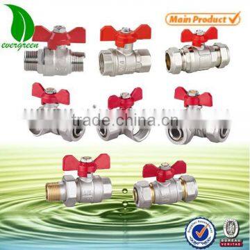 Best Quality 3 Inch Brass Variant Connecting Ball Valve