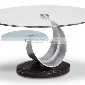 3-19mm Tempered Glass Top Round Dining Glass Table photo-2