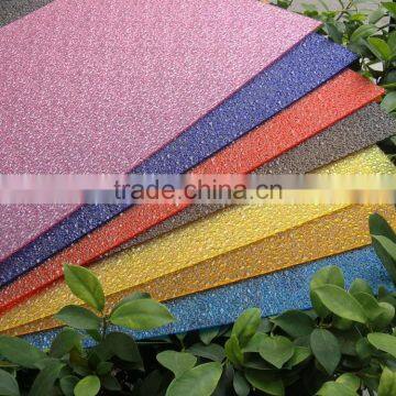 2mm Multi Colors Such as Blue Embossed Solid Polycarbonate Sheet photo-2