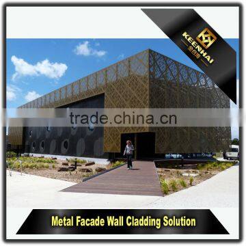 Metal Aluminium Laser Cut Peforated Exterior Wall Cladding Panel for Facade