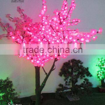 Artificial tree with lights,decorative LED peach trees, LED foliage