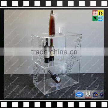 Clear Acrylic Serving Cart Glass Moving Trolley From Shenzhen Yidong photo-6