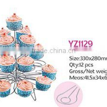 Cupcake Stand for Birthdays and Other Occations 4 Tier Cupcake Holder for 23 Cupcakes and Desserts 13'x11' photo-2