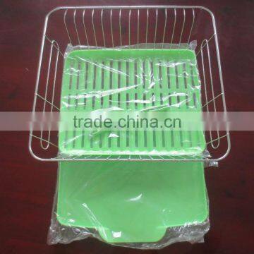 Foldable Stainless Steel Kitchen Furniture Dish Dryer Shelf photo-3