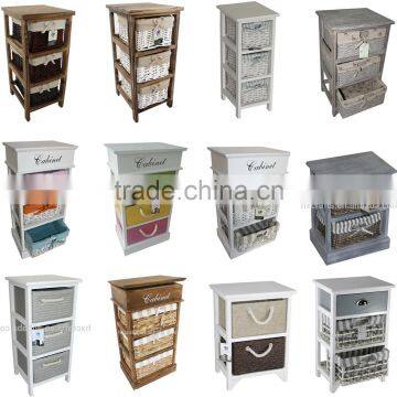 Kitchen Wall Hanging Cabinet Shelf With 3 Colorful Drawers photo-3