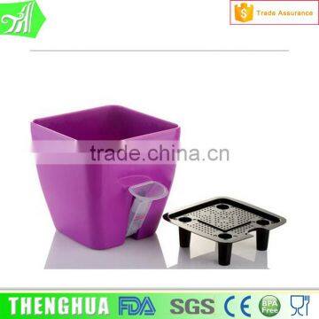 square shape garden flower pot