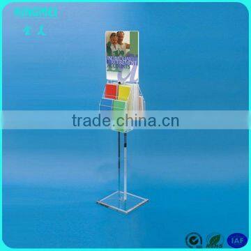 Acrylic Box,small Simple Tabletop Clear Acrylic Brochure Holder Box photo-2