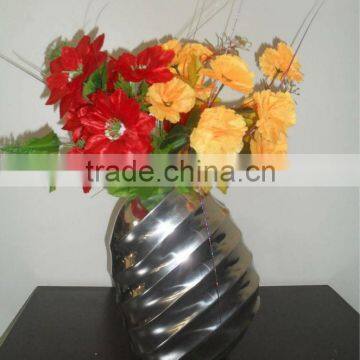 Interior Decoration Aluminium Flower Vases