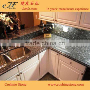 prefab homes natural stone Blue pearl granite countertops kitchen