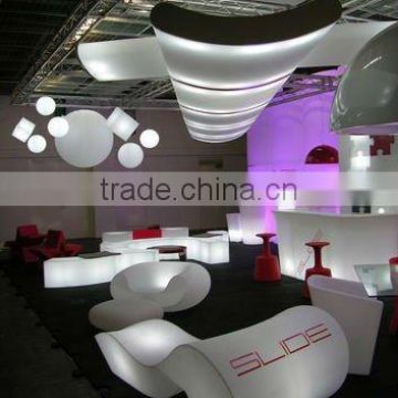 round rattan daybed/bar led furniture