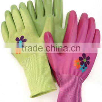 100% Polyester household gloves landscaping glove garden glove