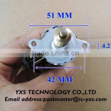 For Car Seat Adjust Motor Strong Magnetic High Torque Dc12 V 3600 RPM Long Axis dc Motor photo-2