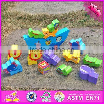 2016 New Design Funny Toddlers Wooden Balancing Toys for 2 Year Olds W11F047 photo-5