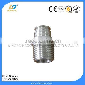 SS304 / SS316 Stainless Steel Hex Round External Male Screw Thread Fittings