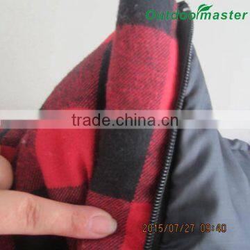 Factory Production Portable Comfortable Blue Fabric Down Sleeping Bag photo-5