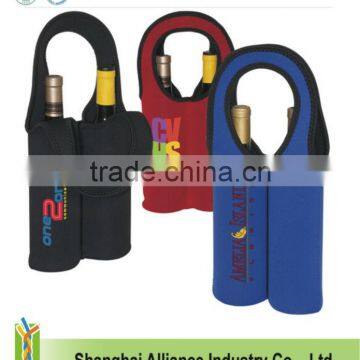 Twin Bottle Neoprene Tote holds two 750mml wine