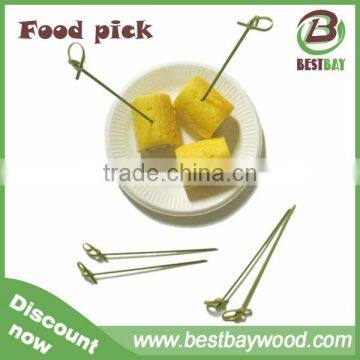Factory Wholesale Knotted Bamboo Skewer With Twisted photo-3