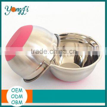 Hight Quality Mixing Bowls - Silicone Bottom Stainless Steel Soup Bowl photo-3