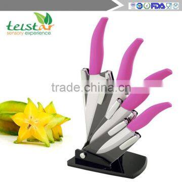 ABS Handle Environmental Zirconia Ceramic Knife Portfolio Four-piece High-grade Yakeli Ceramic Knife Sets Ceramic Fruit Knife