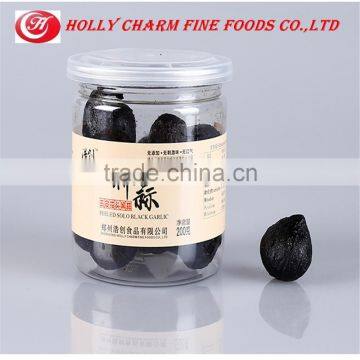 100% Pure Green Snack Food and Aged Peeled Solo Black Garlic from China 200g/bottle