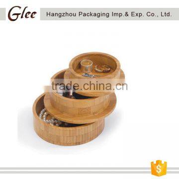 eco-friendly bamboo material luxurious wedding gift bracelet box