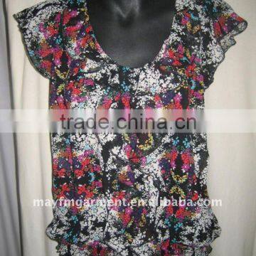 2012 fashion chiffon top