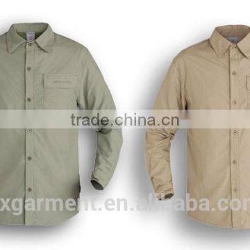 ZX UV Outdoor Protection Fabric Cheap Long Sleeve Fishing Usage uv Wholesale Fishing Shirts photo-5