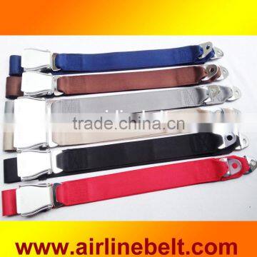 Wholesale custom cheap static 2 points plane safety seat belt