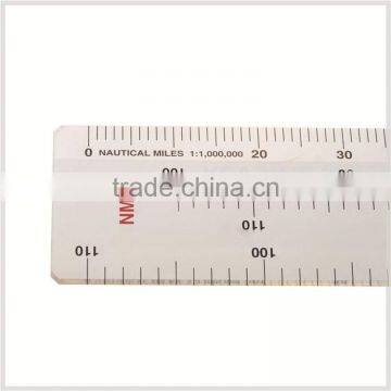 Nautical Miles Scale Ruler, 2.5mm Thickness Military Nautical Straight Ruler for Measuring, Echelle 1/1000 000 # KNM-5 photo-3